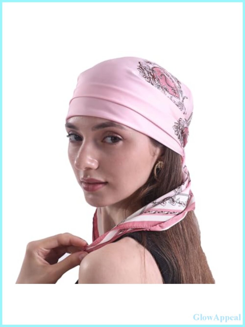 Skinny Silk Like Hair Scarf for Women Head Wrap Ribbon Handbag Neck Satin - Picture 2 of 6